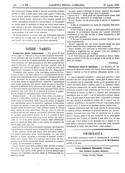 Gazzetta medica lombarda