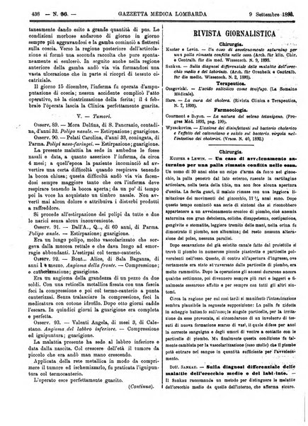 Gazzetta medica lombarda