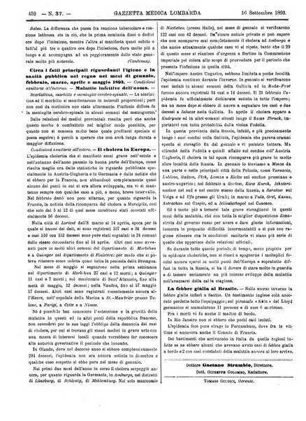 Gazzetta medica lombarda