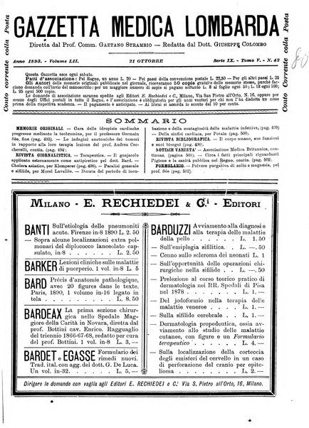 Gazzetta medica lombarda