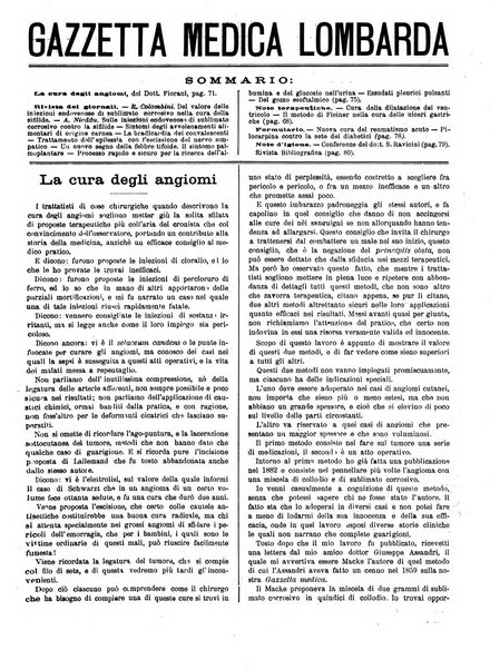 Gazzetta medica lombarda