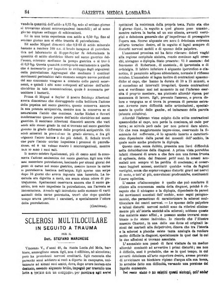 Gazzetta medica lombarda