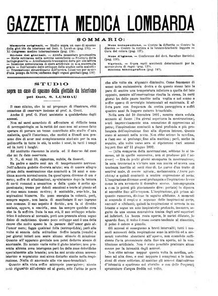 Gazzetta medica lombarda