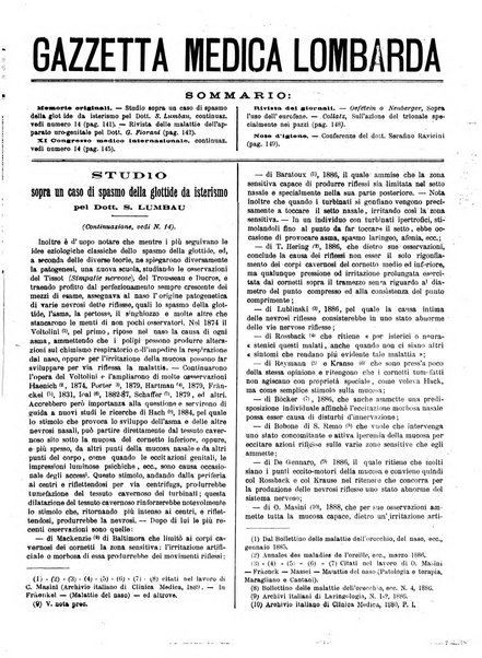 Gazzetta medica lombarda