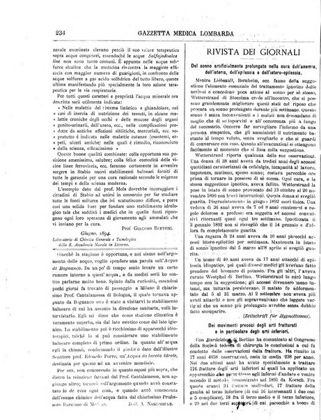 Gazzetta medica lombarda