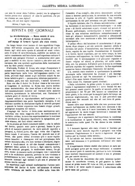 Gazzetta medica lombarda