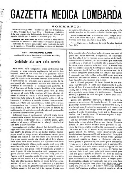 Gazzetta medica lombarda