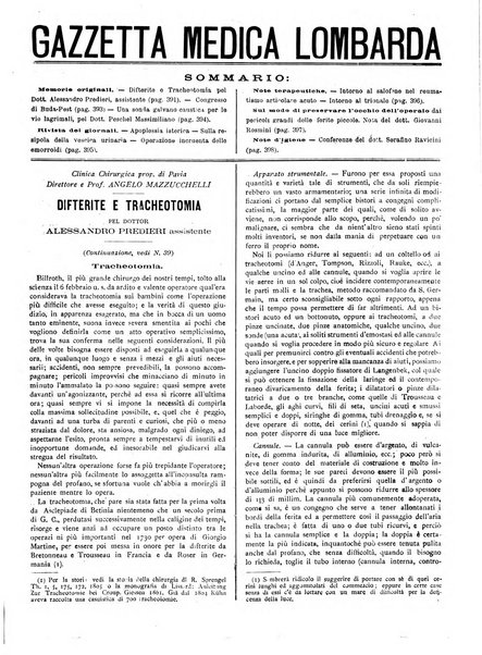 Gazzetta medica lombarda