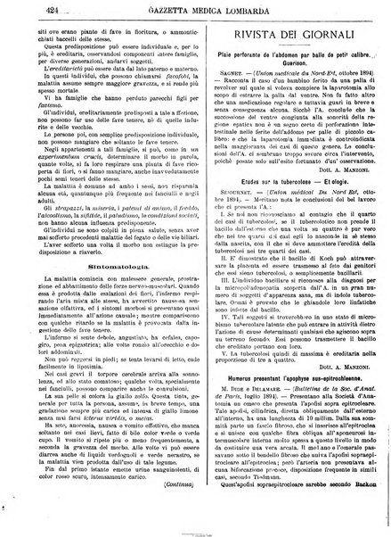 Gazzetta medica lombarda