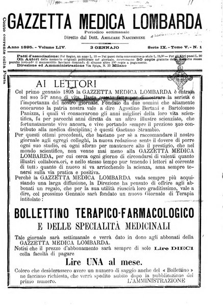 Gazzetta medica lombarda