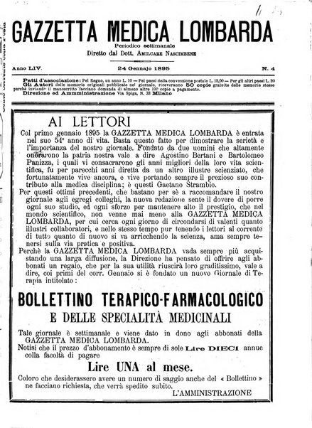 Gazzetta medica lombarda