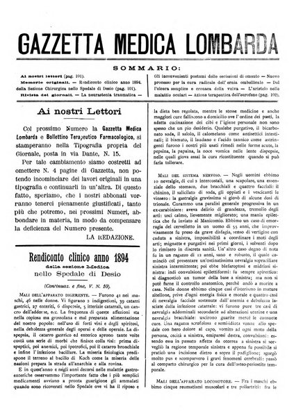 Gazzetta medica lombarda