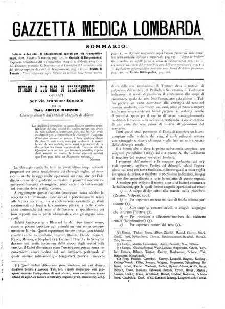 Gazzetta medica lombarda