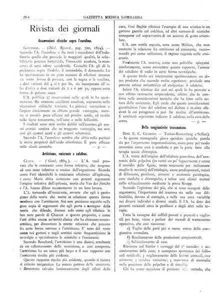 Gazzetta medica lombarda