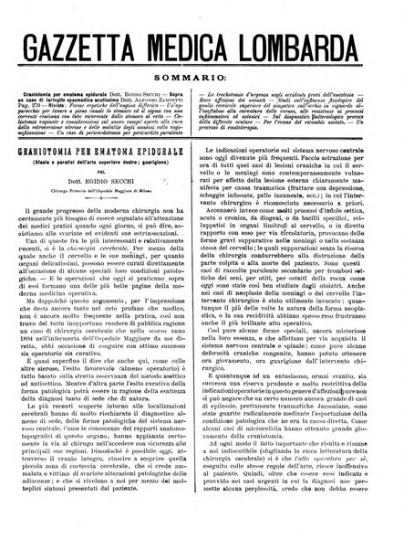 Gazzetta medica lombarda