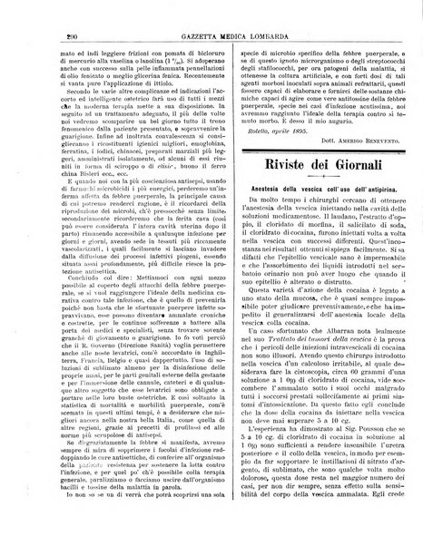 Gazzetta medica lombarda