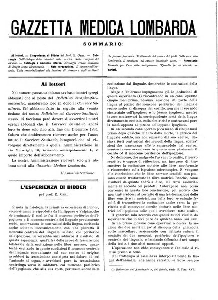 Gazzetta medica lombarda