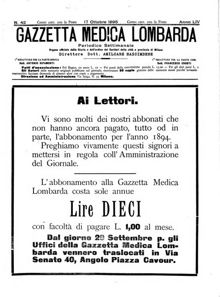 Gazzetta medica lombarda