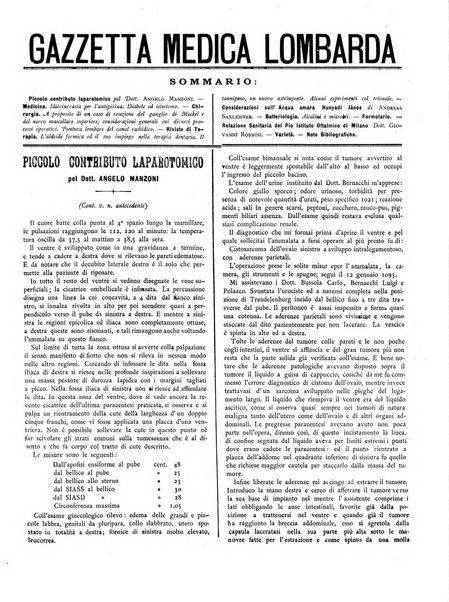 Gazzetta medica lombarda