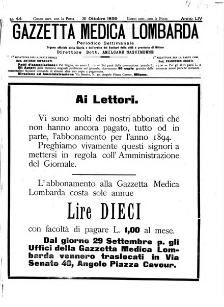 Gazzetta medica lombarda