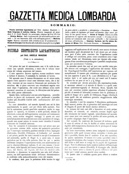 Gazzetta medica lombarda