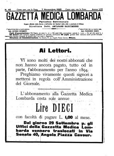 Gazzetta medica lombarda