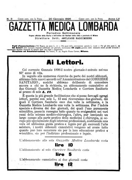 Gazzetta medica lombarda