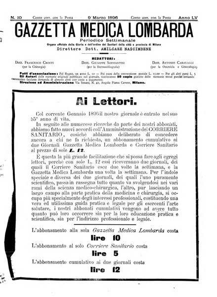 Gazzetta medica lombarda