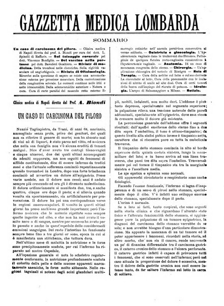 Gazzetta medica lombarda