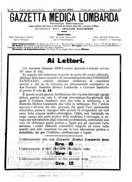 Gazzetta medica lombarda