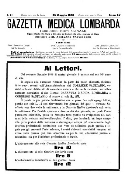 Gazzetta medica lombarda