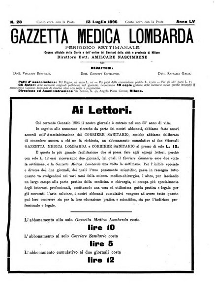 Gazzetta medica lombarda