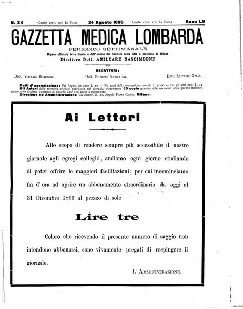 Gazzetta medica lombarda