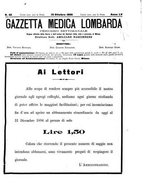 Gazzetta medica lombarda