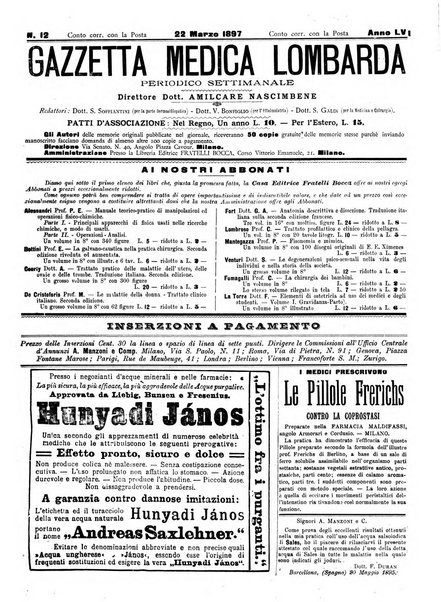 Gazzetta medica lombarda