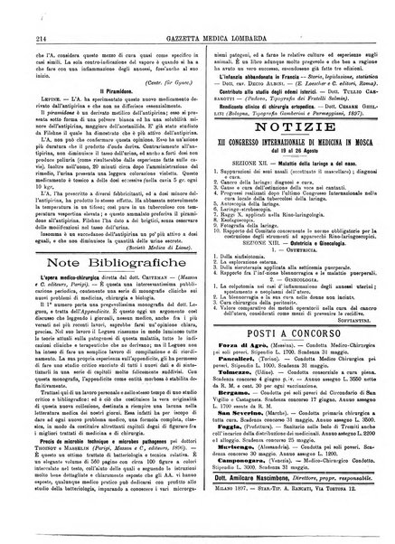 Gazzetta medica lombarda