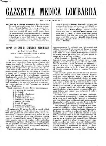 Gazzetta medica lombarda