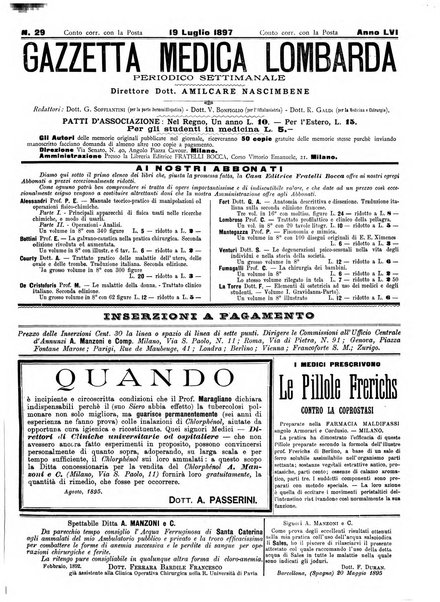 Gazzetta medica lombarda