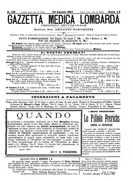 Gazzetta medica lombarda