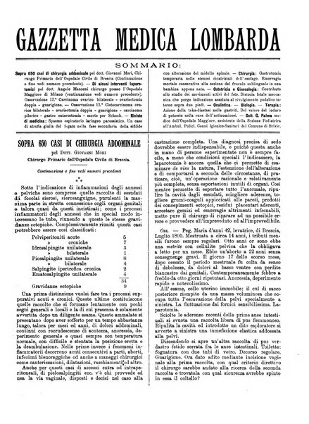 Gazzetta medica lombarda