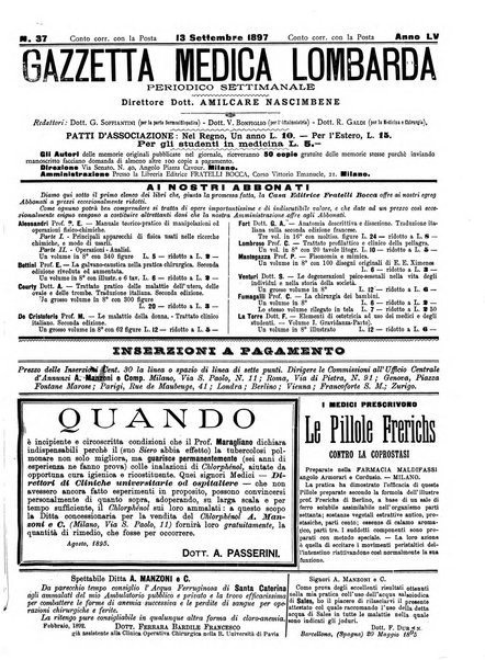 Gazzetta medica lombarda