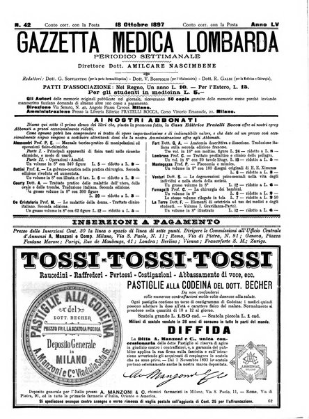 Gazzetta medica lombarda