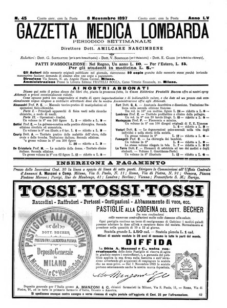 Gazzetta medica lombarda