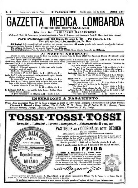 Gazzetta medica lombarda