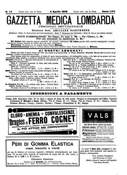 Gazzetta medica lombarda