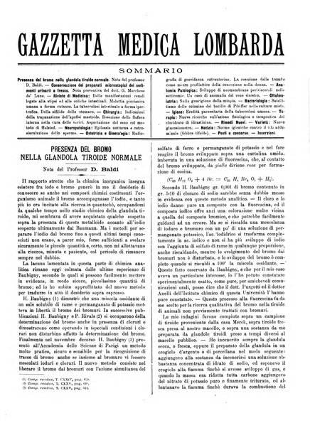 Gazzetta medica lombarda