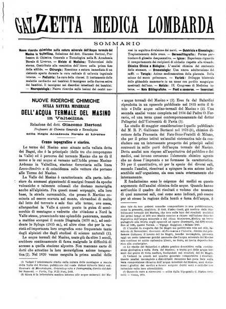 Gazzetta medica lombarda