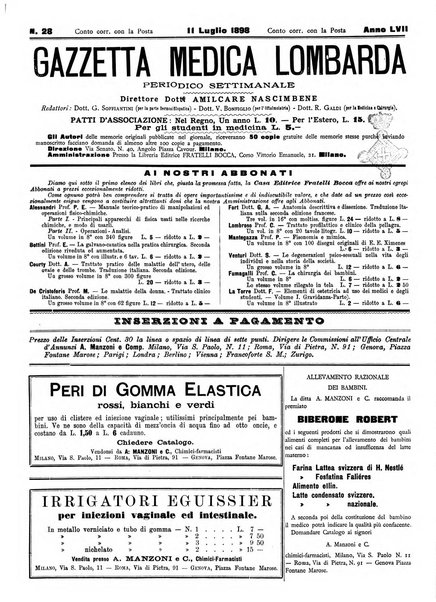 Gazzetta medica lombarda