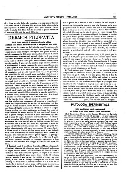 Gazzetta medica lombarda