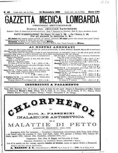 Gazzetta medica lombarda